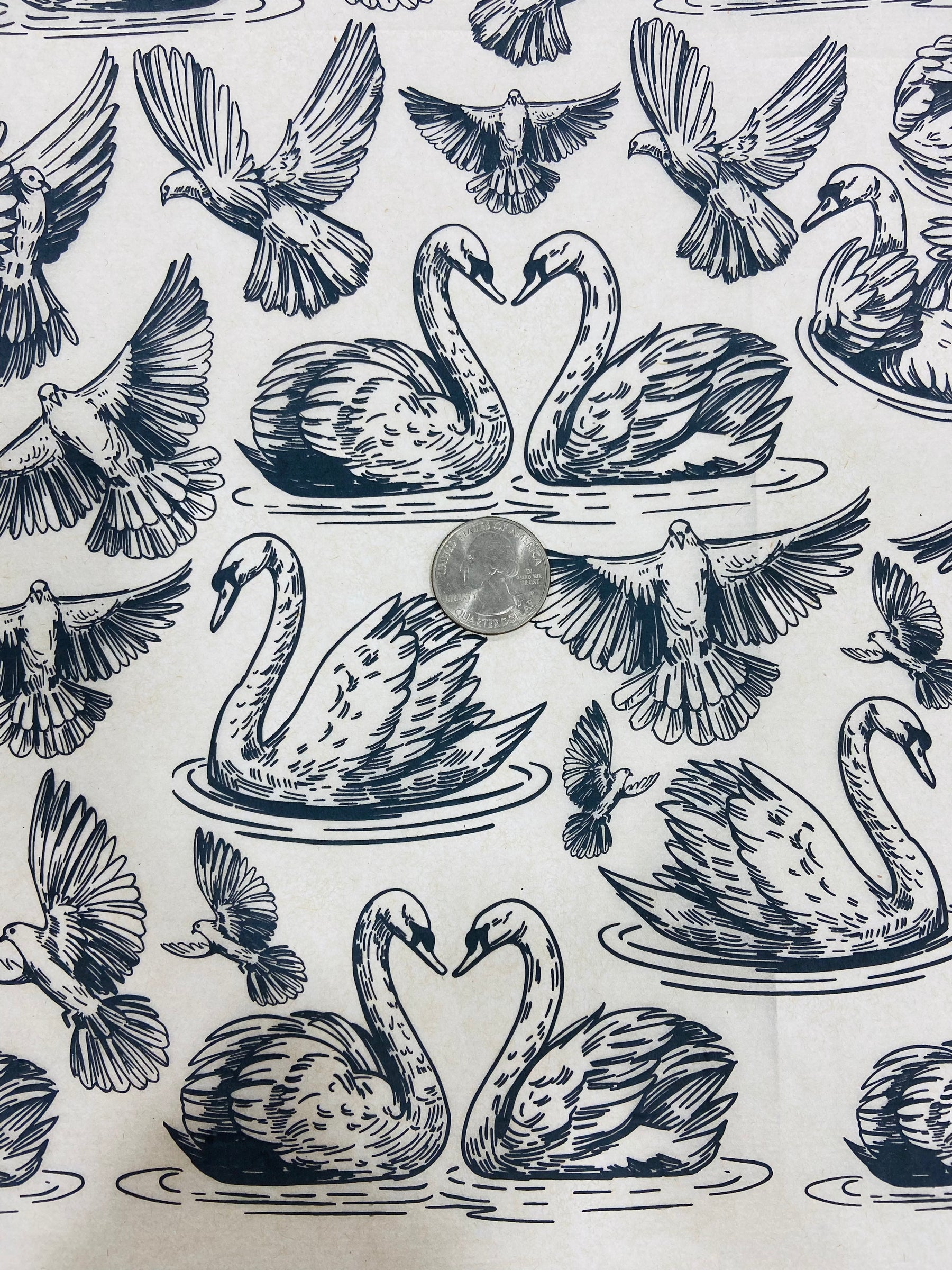 Love Birds - Underglaze Transfer Sheet