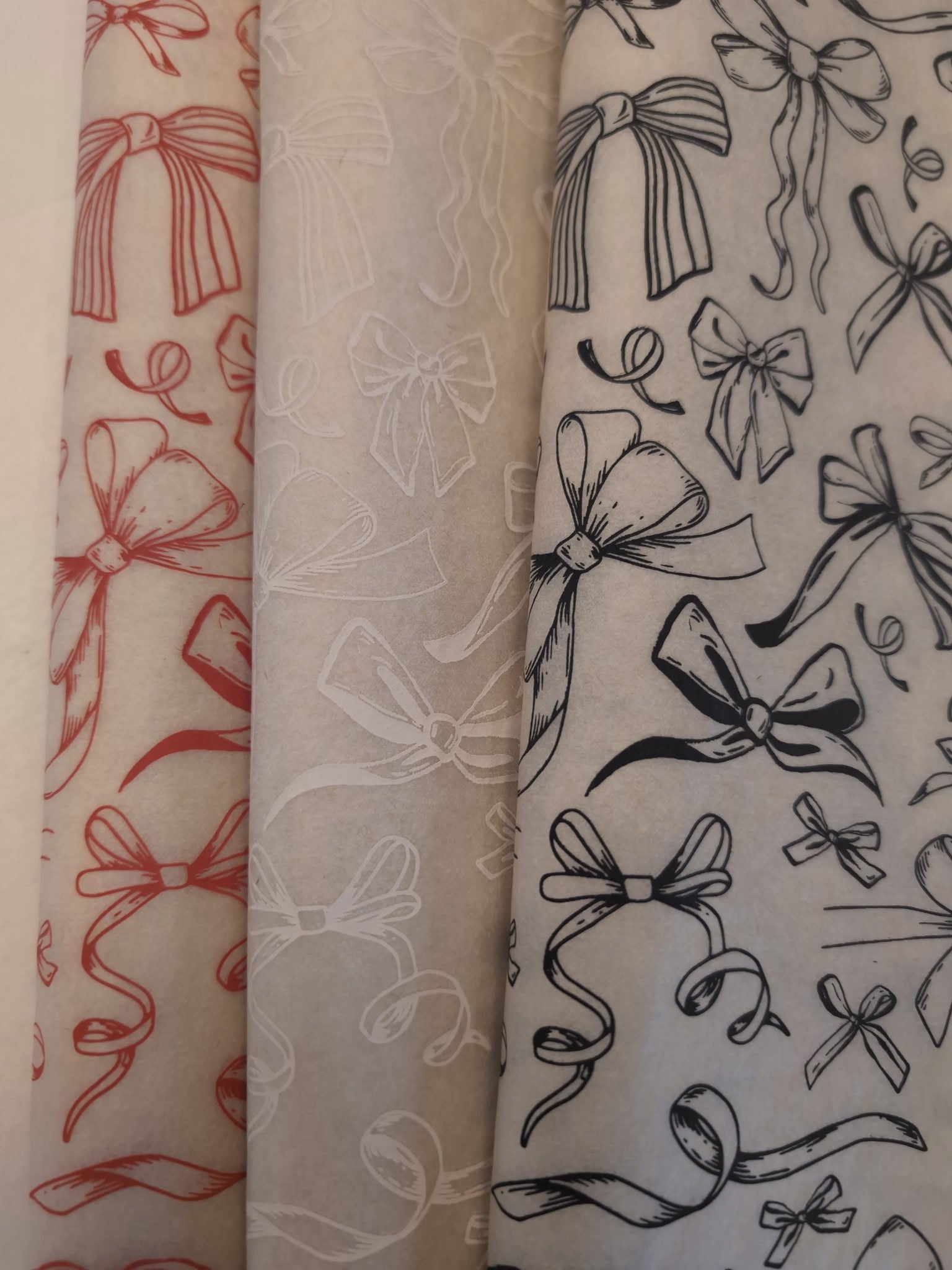 Bows - Underglaze Transfer Sheet