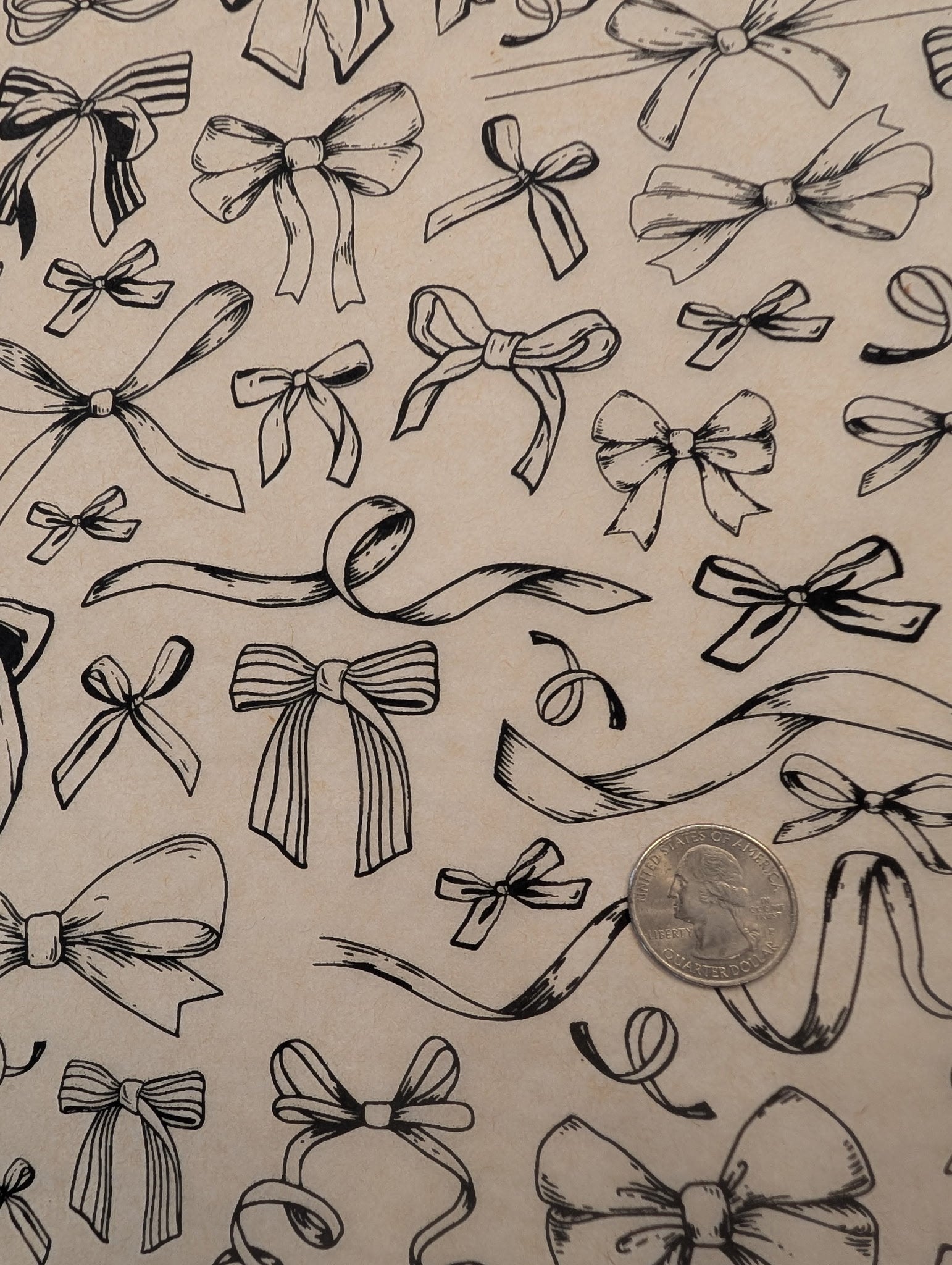 Bows - Underglaze Transfer Sheet