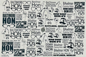 Baltimore Hon - Underglaze Transfer Sheet